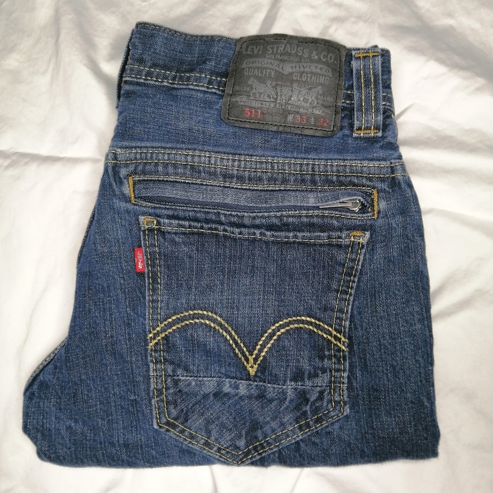 Levi 511 straight leg jeans